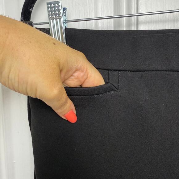 QVC Susan Graver Pants Womens Small Black Smart Ponte Slim Leg Trouser NWOT - Picture 4 of 11